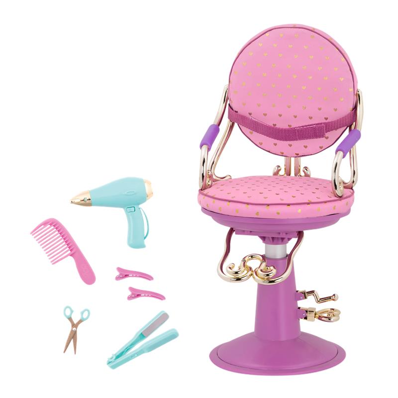 Our Generation Набор аксессуаров – Кресло для салона фиолетовое